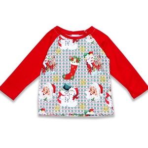 Santa Claus Raglan Top